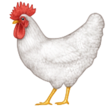 Rooster as drawn by Apple in iOS 10.0