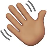 Waving Hand: Medium Skin Tone, the design in this release