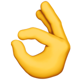 OK Hand as drawn by Apple in iOS 10.0