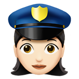 Woman Police Officer: Light Skin Tone, the design in this release