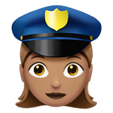 Woman Police Officer: Medium Skin Tone, the design in this release