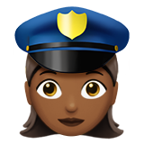 Woman Police Officer: Medium-Dark Skin Tone, the design in this release