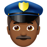Man Police Officer: Medium-Dark Skin Tone, the design in this release