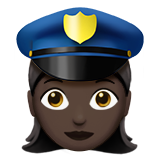 Woman Police Officer: Dark Skin Tone, the design in this release