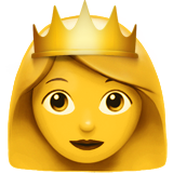 Princess as drawn by Apple in iOS 10.0