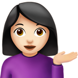 Woman Tipping Hand: Light Skin Tone, the design in this release