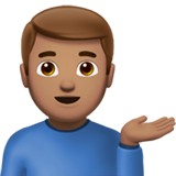 Man Tipping Hand: Medium Skin Tone, the design in this release