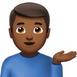 Man Tipping Hand: Medium-Dark Skin Tone, the design in this release