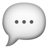 Speech Balloon, the previous design