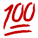 Hundred Points as drawn by Apple in iOS 10.0