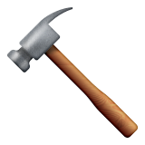 Hammer as drawn by Apple in iOS 10.0