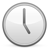 Five O’clock as drawn by Apple in iOS 10.0
