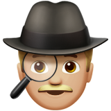 Man Detective: Medium-Light Skin Tone, the design in this release