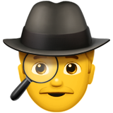 Detective as drawn by Apple in iOS 10.0
