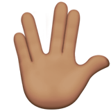 Vulcan Salute: Medium Skin Tone, the design in this release