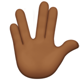 Vulcan Salute: Medium-Dark Skin Tone, the design in this release