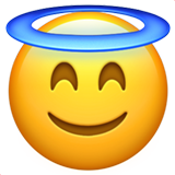 Smiling Face with Halo, the previous design