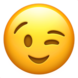 Winking Face, the previous design