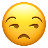 Unamused Face as drawn by Apple in iOS 10.0