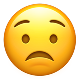 Worried Face, the previous design