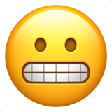 Grimacing Face, the previous design