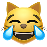 Cat with Tears of Joy, the previous design