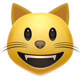 Grinning Cat, the previous design