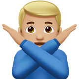 Man Gesturing NO: Medium-Light Skin Tone, the design in this release