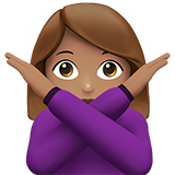 Woman Gesturing NO: Medium Skin Tone, the design in this release