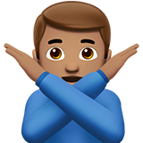 Man Gesturing NO: Medium Skin Tone, the design in this release