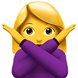 Woman Gesturing NO, the design in this release