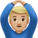 Man Gesturing OK: Medium-Light Skin Tone, the design in this release