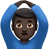 Man Gesturing OK: Dark Skin Tone, the design in this release
