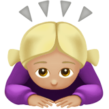 Woman Bowing: Medium-Light Skin Tone, the design in this release