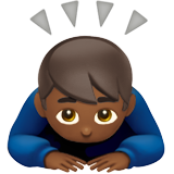 Man Bowing: Medium-Dark Skin Tone, the design in this release