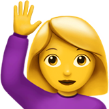 Woman Raising Hand, the design in this release