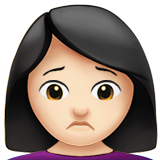 Woman Frowning: Light Skin Tone, the design in this release