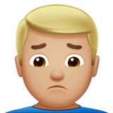 Man Frowning: Medium-Light Skin Tone, the design in this release