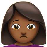 Woman Frowning: Medium-Dark Skin Tone, the design in this release