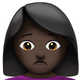 Woman Frowning: Dark Skin Tone, the design in this release
