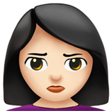 Woman Pouting: Light Skin Tone, the design in this release