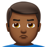 Man Pouting: Medium-Dark Skin Tone, the design in this release