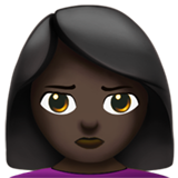 Woman Pouting: Dark Skin Tone, the design in this release