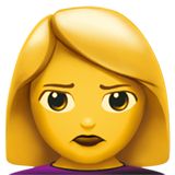Woman Pouting, the design in this release