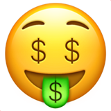 Money-Mouth Face, the previous design