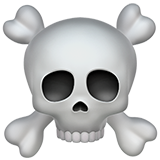 Skull and Crossbones as drawn by Apple in iOS 10.0