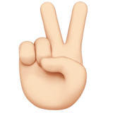 Victory Hand: Light Skin Tone, the design in this release