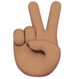Victory Hand: Medium Skin Tone, the design in this release