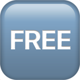 FREE Button as drawn by Apple in iOS 10.2