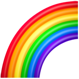 Rainbow as drawn by Apple in iOS 10.2